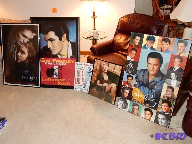 Elvis Posters and One Marilyn Monroe.. The Co...