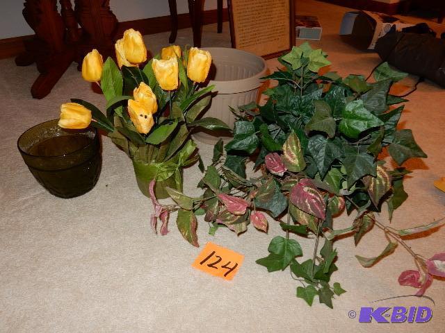 Artificial  Flowers and vases