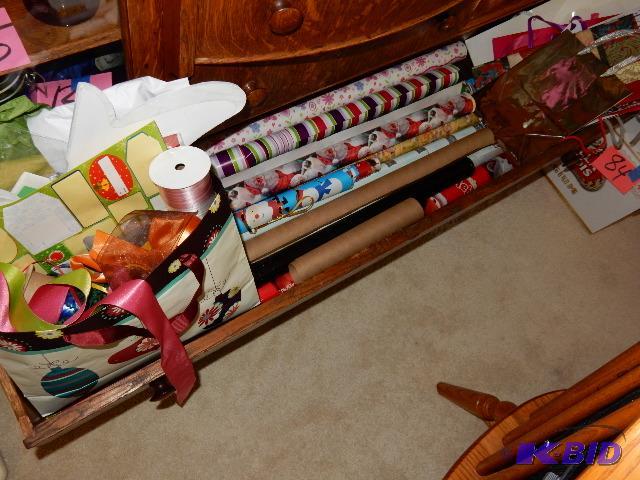 Wrapping paper, etc.