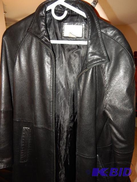 Womens leather coat
