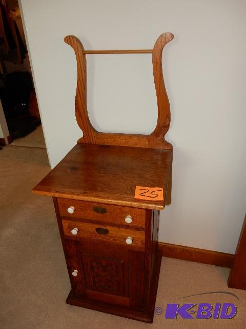 Oak sink cabinet