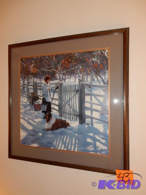Winter scene picture