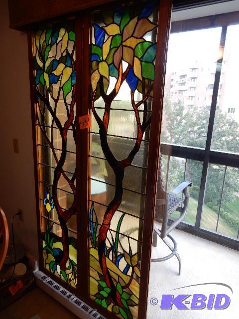 2, Stained glass windows