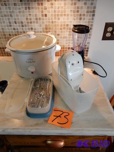 Crock Pot, Mixer, Blender