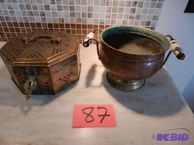 Copper containers