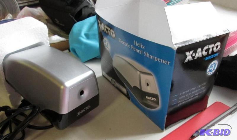 X-ACTO boston helix electric pencil sharpener...