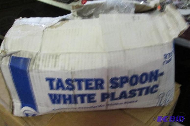 white plastic taster spoons RTS3000...