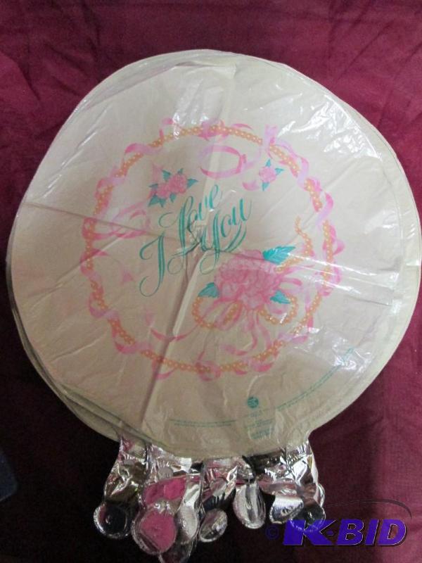 Lot of approximately 50 mylar balloons. I Lo...