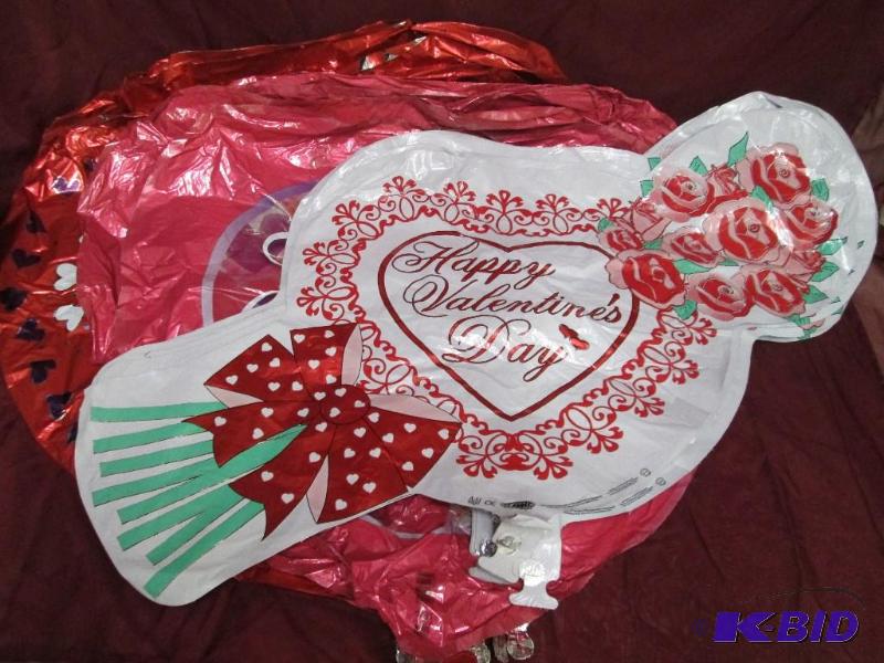 Lot of 30 assorted over sized mylar balloons ...