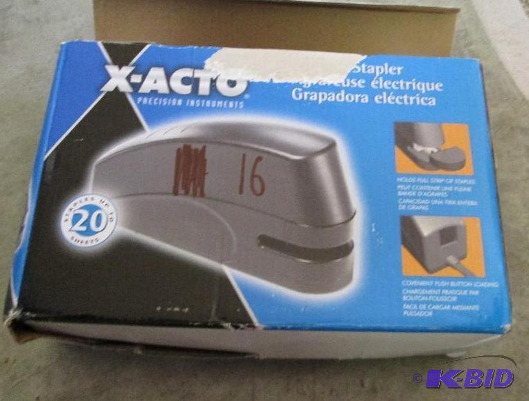 X-ACTO electric stapler...