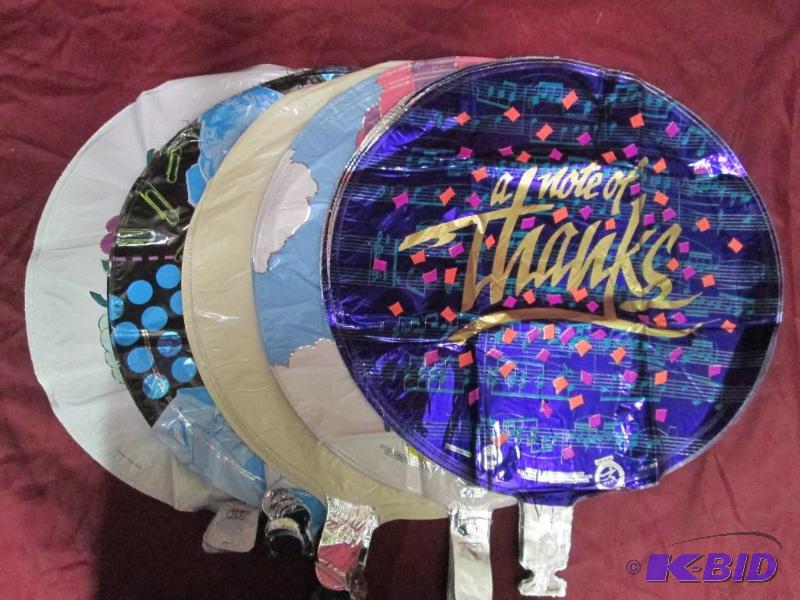 Lot of approximately 150 assorted mylar ballo...