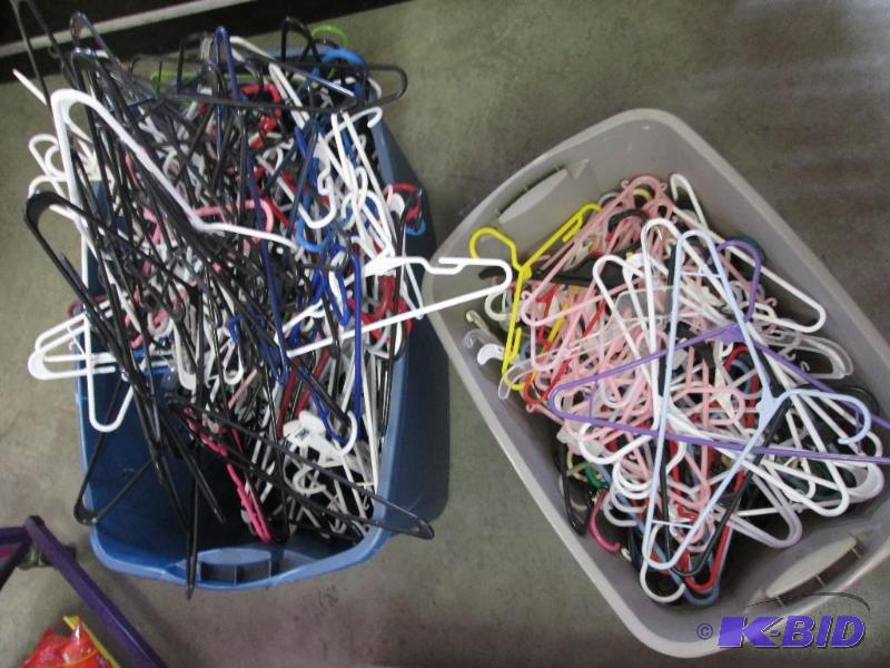 large lot of mixed hangers kids, and adult s...