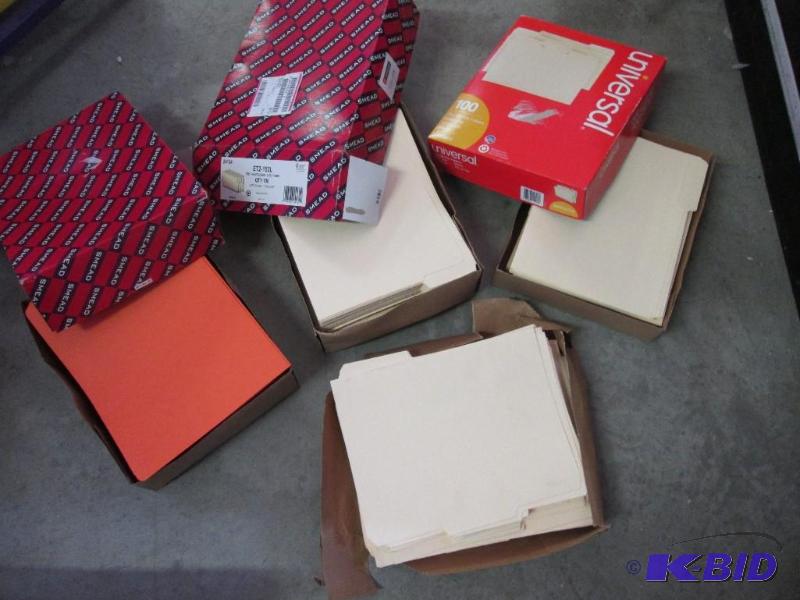 large lot of file folders about 400 letter si...