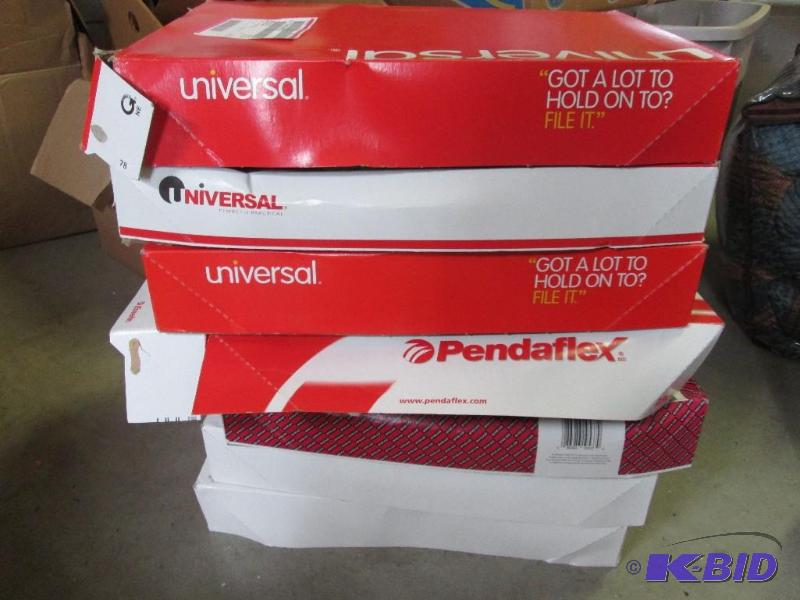 large lot of file folders about 700 legal siz...