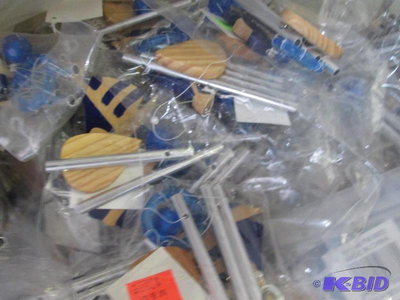 lot of small wind chimes...