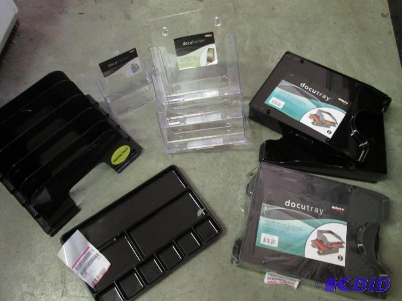 mixed lot of document holders and dividers fo...
