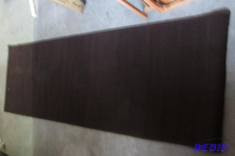 dark brown rug 72in x 22in...