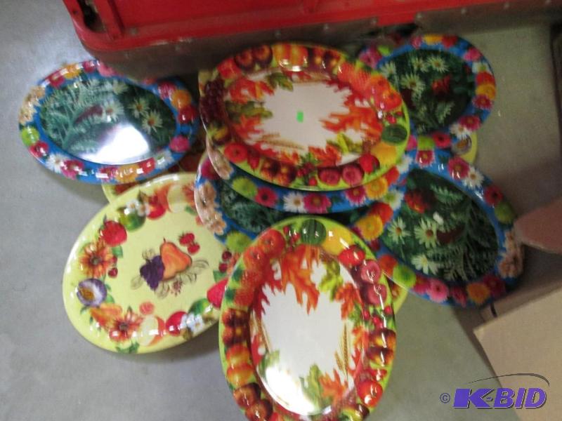 13 decorative plates...