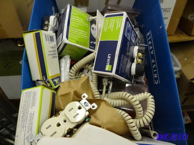 lot 110 image: LARGE ELECTRICAL LOT NEW incl Power Outlets, ...