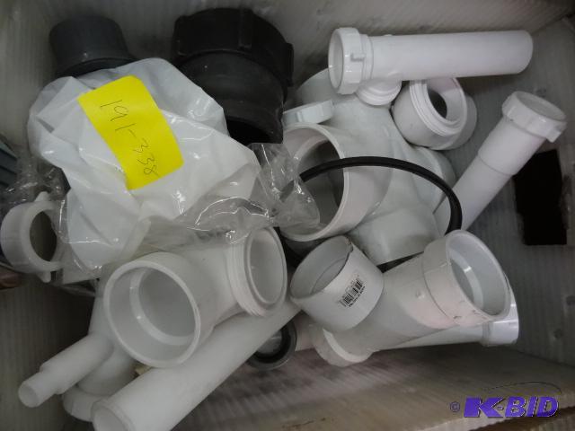 lot 115 image: LARGE LOT NEW PVC Plumbing Fittings. Too many...