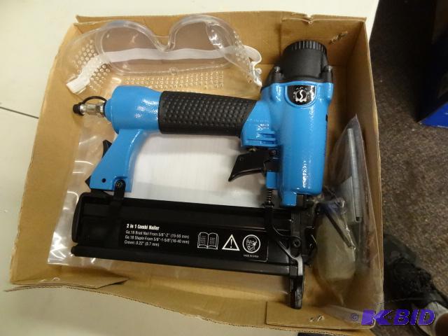 lot 13 image: NEW Steele 2 in 1 Combi Nailer, Pneumatic. In...
