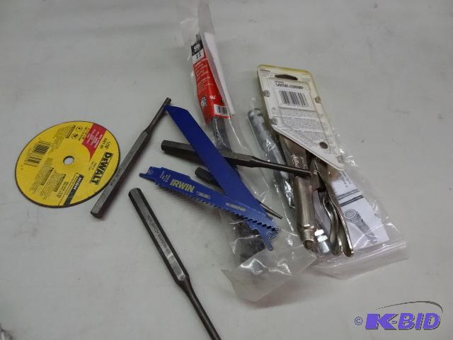 lot 130 image: TOOL LOT NEW incl. Irwin Vise Grip Pliers, qt...