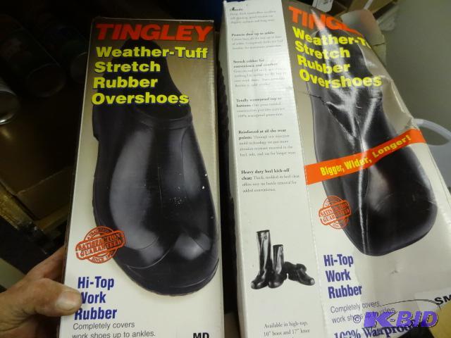 lot 147 image: Qty 2 NEW Tingley Weather Tuff Stretch Rubber...