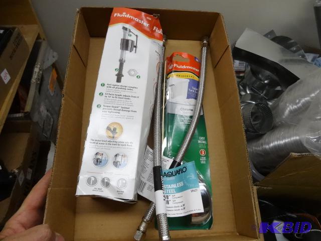 lot 153 image: PLUMBING LOT NEW incl. Qty 2 Stainless Steel ...
