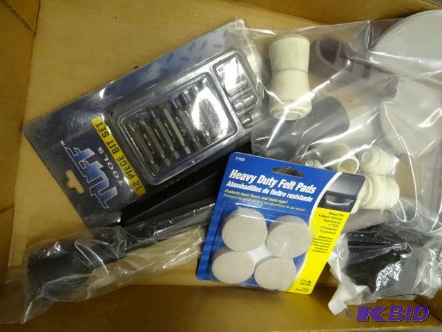 lot 159 image: TOOL LOT NEW Incl. 12 pc Bit Set, File and Ho...