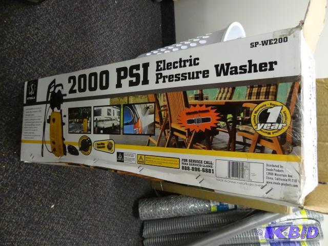 lot 172 image: Cust. Return STEELE Electric Pressure Washer ...
