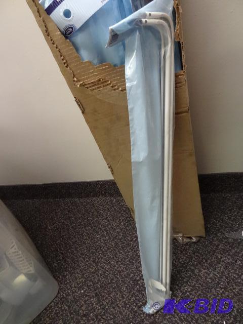 lot 174 image: Qty 10 NEW Double Curtain Rod 28-46 in...