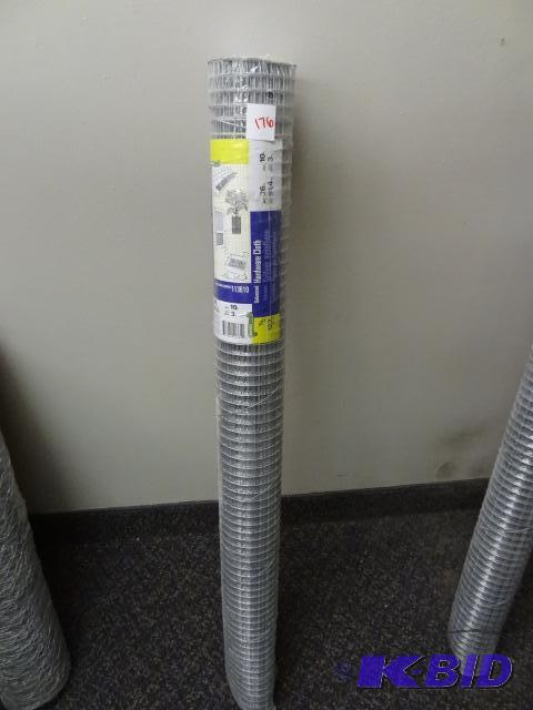 lot 176 image: New 36in x 10 ft garden hardware cloth  fenc...