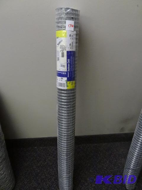 lot 178 image: New 36in x 10 ft garden hardware cloth  fenc...