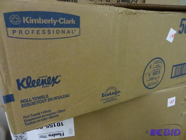 lot 188 image: NEW CASE qty 6 Rolls Kimberly Clark Pro Roll ...