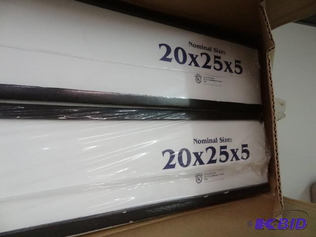 lot 190 image: Qty 2 NEW Flanders 20x25x5 Air Filter Cleaner...