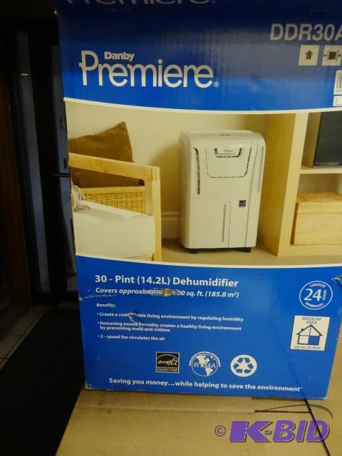 lot 2 image: NEW in Box Danby Premiere DeHumidifier Model ...