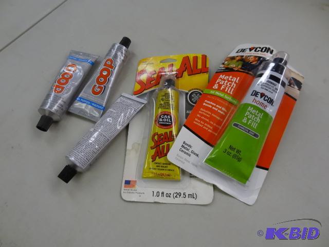lot 212 image: LARGE LOT NEW Devcon Metal Patch and Fill, Am...