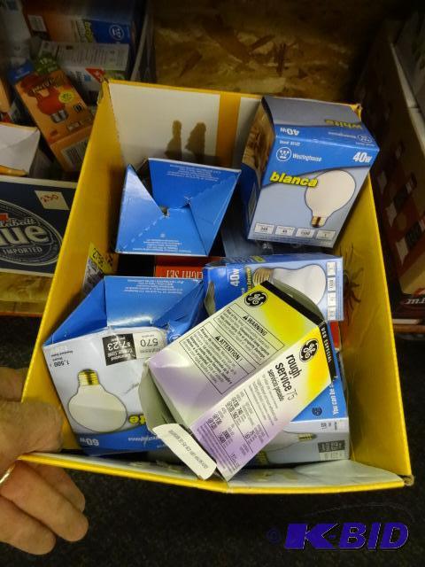 lot 231 image: LARGE LOT NEW Various Specialty Light Bulbs. ...