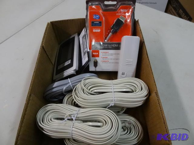 lot 243 image: LOT MISC NEW incl. AcuRite Indoor Outdoor Dig...