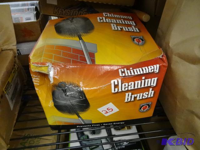 lot 25 image: NEW in Box Chimney Cleaning Brush...