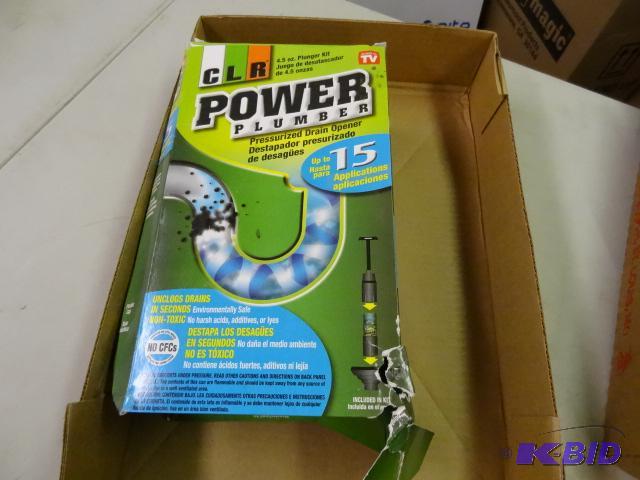 lot 251 image: NEW CLR Power Plumber Pressurized Drain Opene...