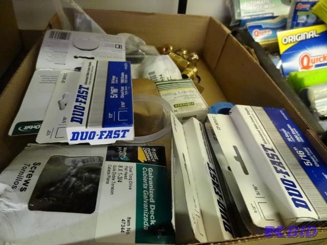 lot 263 image: LARGE LOT NEW Staples and Brad Nails PLUS qty...