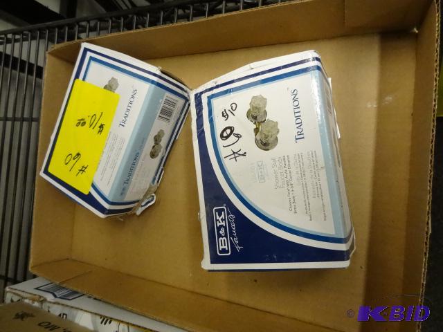 lot 278 image: Qty 2 NEW B and K Traditions Shower Stall Fau...