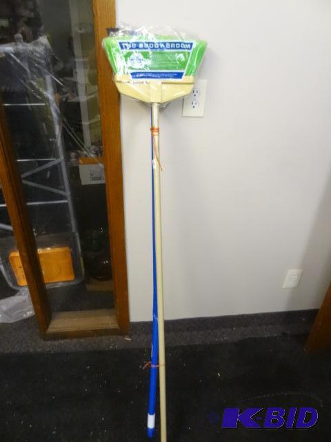 lot 296 image: Qty 2 NEW Standard Nylon Broom...