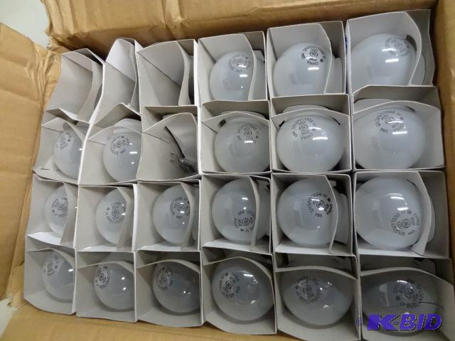 lot 30 image: NEW in Box GE 48 Pack 60 Watt Light Bulbs, Wh...
