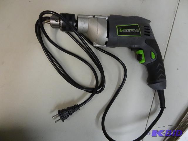 lot 31 image: Genesis 1  2 in Variable Speed Hammer Drill....