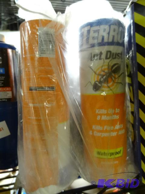 lot 327 image: Qty 4 NEW 1 lb Cans Terro Ant Dust...
