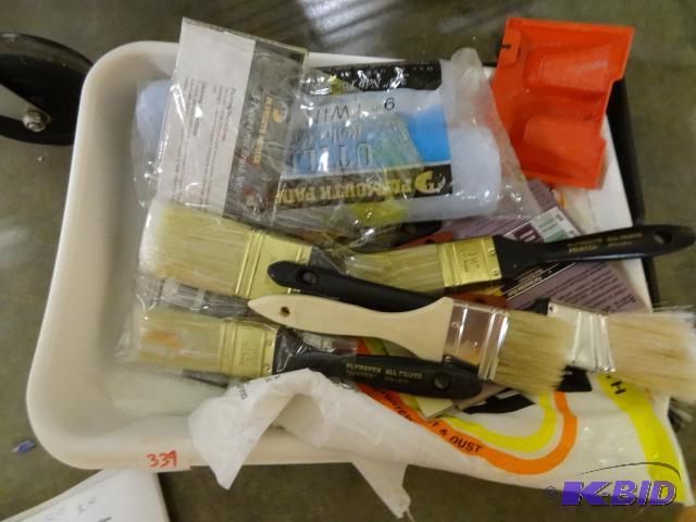 lot 339 image: NEW Painters Lot incl. Approx 12 roller trays...