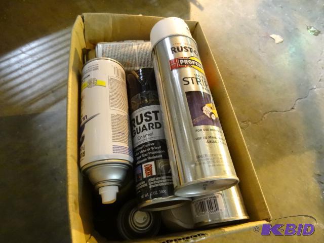 lot 341 image: Qty 17 NEW Misc Spray Paints...