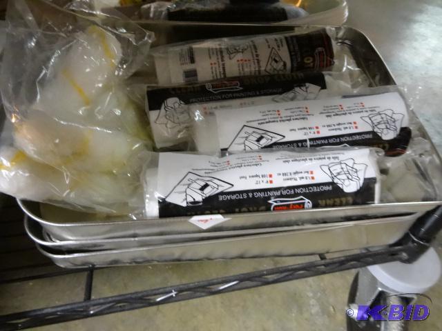 lot 366 image: NEW Painters LOT incl. qty 3 Metal Roller Tra...